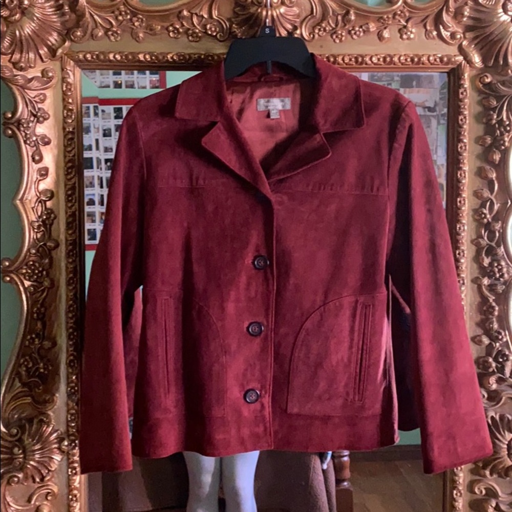 Red Suede Coat